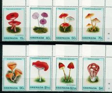 Paddestoelen set - GRENANA - Uitgiftedatum 07-08-1989 - MINT **