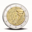 Pays-Bas 2 euros 2022 35 ans Programme ERASMUS UNC en coin card.