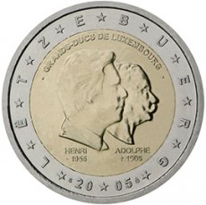 Luxembourg 2 Euros UNC Henri et Philippe 2006