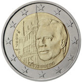 Luxemburg 2 Euro UNC Grand Ducal Palace 2007