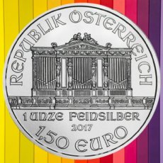 Osterreich- WEINER PHILHARMONIKER Silbermünze 1 Troy ounce  2017