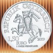 Ag-AUSTRIA19.1.5.1.hood Österreich 1 Oz Silber 1,50 Euro Robin Hood 2019.825-jährigen Jubiläum der ersten Wiener Münze. Auflage 83000 Münzen.