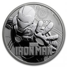 TUVALU - Marvel Series - 1 Dollar IRON MAN 1 oz Silber 2018