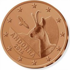 Andorra 5 Cent UNC 2014 - Tirage 850.000 pcs