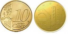 Andorra 10 Cent UNC 2014 - Tirage 860.000 pcs