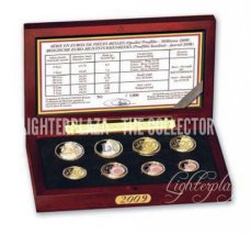 BELBE002009 RARE! Euro Coin Set Belgium - 2009 PROOF in Box - Mintage 1500 ex.