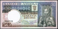 ANGOLA 50 Escudos 2 -6 -1973 -Nº. 1 M80728 - UNC - P-105