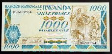 RWANDA 1000 Francs 1988 - P-21 AU/UNC