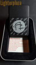 ZC000218CA Zippo lighter 1999. RARE! CIGAR AFICIONADO CIRCLE. Black Matte Finish