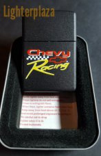 Zippo lighter 2000. CHEVROLET RACING BOWTIE LOGO. Black Matte Finish