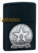 ZC000218HW103 Zippo lighter 2002 HOLLYWOOD WALK OF FAME EMBLEM. STARS OF HOLLYWOOD. Black Matte finish