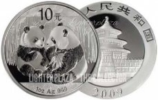 China 1 oz Silver 10 Yuan Panda 2009