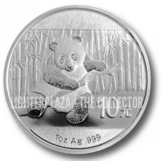 Ag-CHN14.10Y.1.Panda China 10 Yuan 1 oz Silber Panda 2014