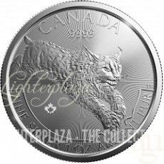 Ag-CND17.5d.1.Lynx Kanada 5 Dollar 1 Unze. Silber "Lynx" 2017