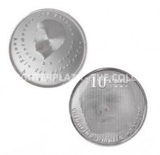 Pays-Bas 10 Euro 2004 argent UNC - Pièce de naissance Catharina-Amalia 7-12-2003