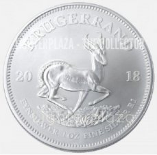 Afrique du Sud Krugerrand 1 once Argent BU 2018