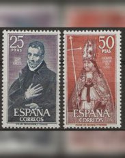 Spanje 1970. Beroemde mensen -Beato Juan de Ávila & Rodrigo Ximenez van Rada