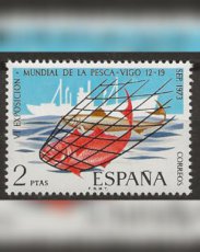 TP-ESP73.01800.00 Spanje 1973. 6e Wereld Visserijtentoonstelling in Vigo