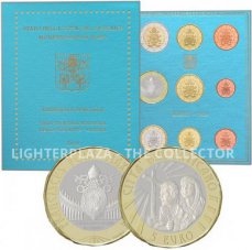 VATFDC002019a Vatican Year set 9 coins BU 2019