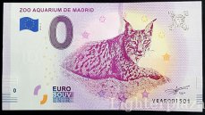 Spanien. Euro Souvenir Banknote - Zoo Aquarium Madrid 2018