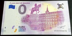 SE-VEAV0066 Spanien. Euro Souvenir Banknote - Plaza Mayor Madrid 2018