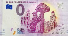 SE-VEAW0066 Spanje Euro Biljet Souvenir - El Oso y el Madroño