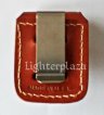 ZLPCB.LTR.0017020 Pochette marron en cuir véritable avec Clip pour briquet Zippo