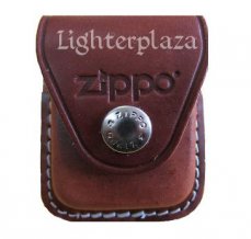 Braune Tasche aus echtem Leder für Zippo Feuerzeug