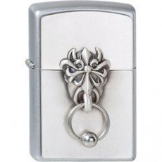 ZS1300.080 Zippo Feuerzeug 2006 "PIERCING Emblem 3D". Satin Finish