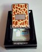 Briquet Zippo 2010 "GIRAFFE". Finition chromée brillant